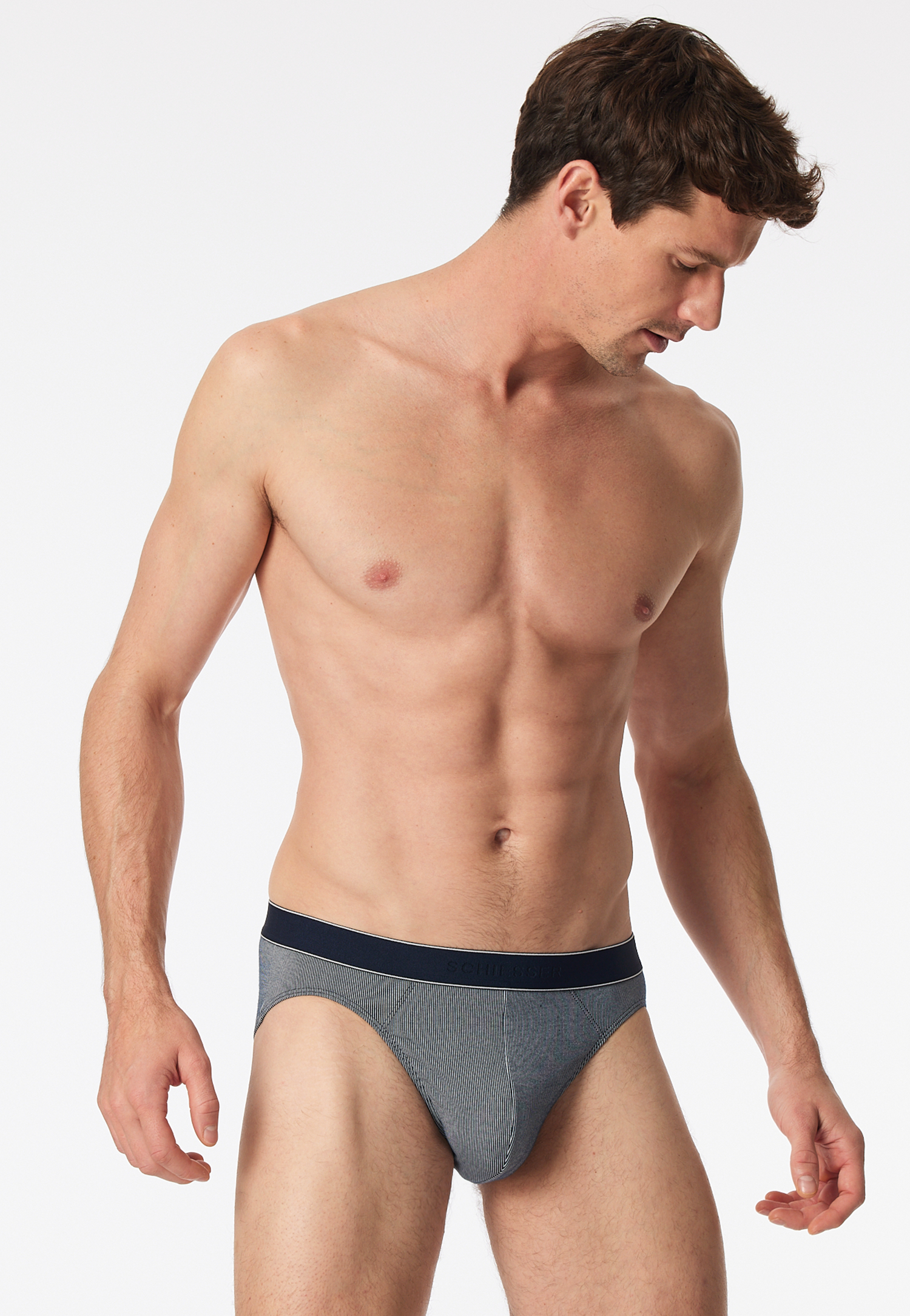 Rio-Slip Streifen navy - Duality Function 5 von Schiesser