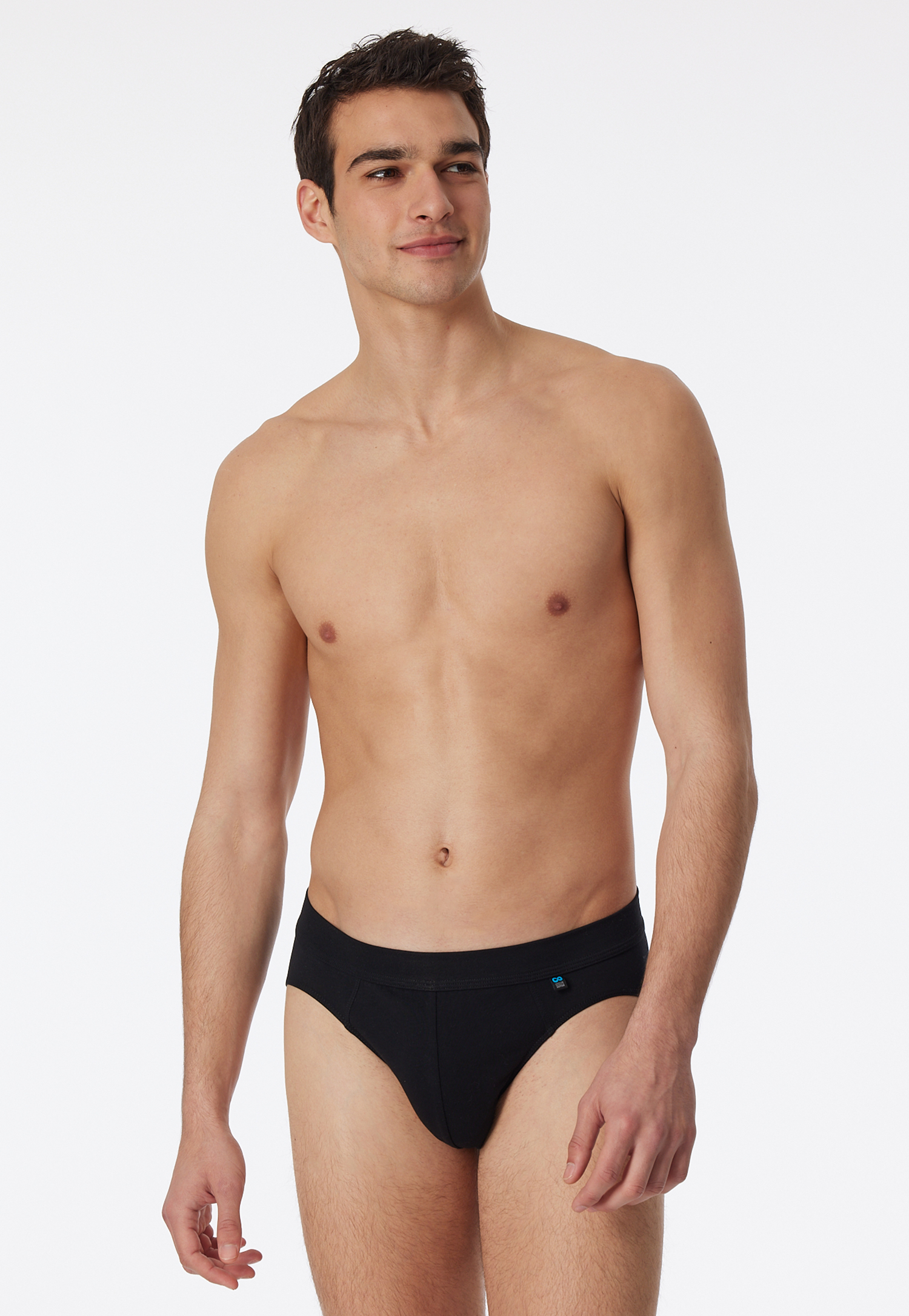 Rio-Slip schwarz - Long Life Cotton 4 von Schiesser