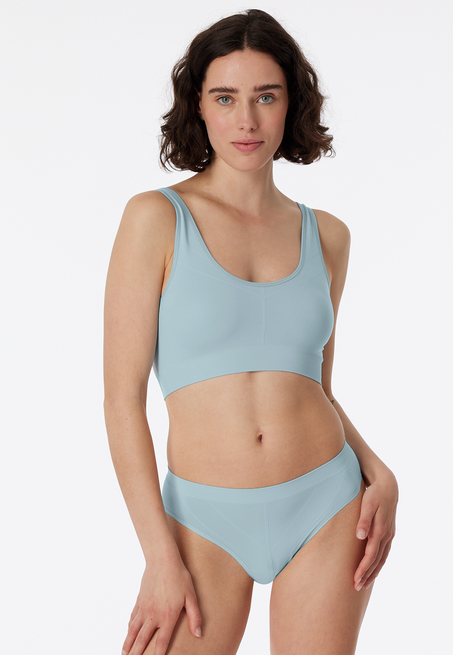 Rio-Slip seamless bluebird - Casual Seamless L von Schiesser