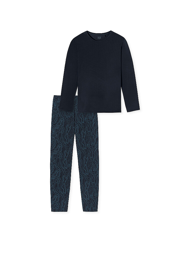 SCHIESSER Pyjama  blau | 46 von Schiesser