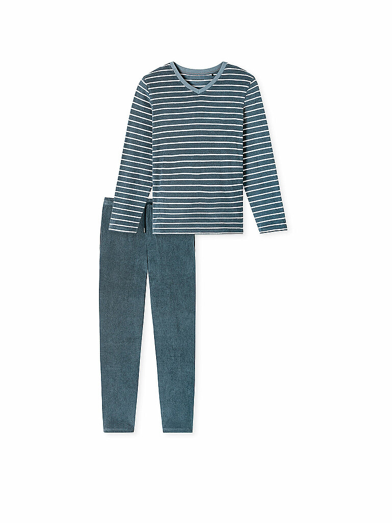 SCHIESSER Pyjama blau | 48 von Schiesser