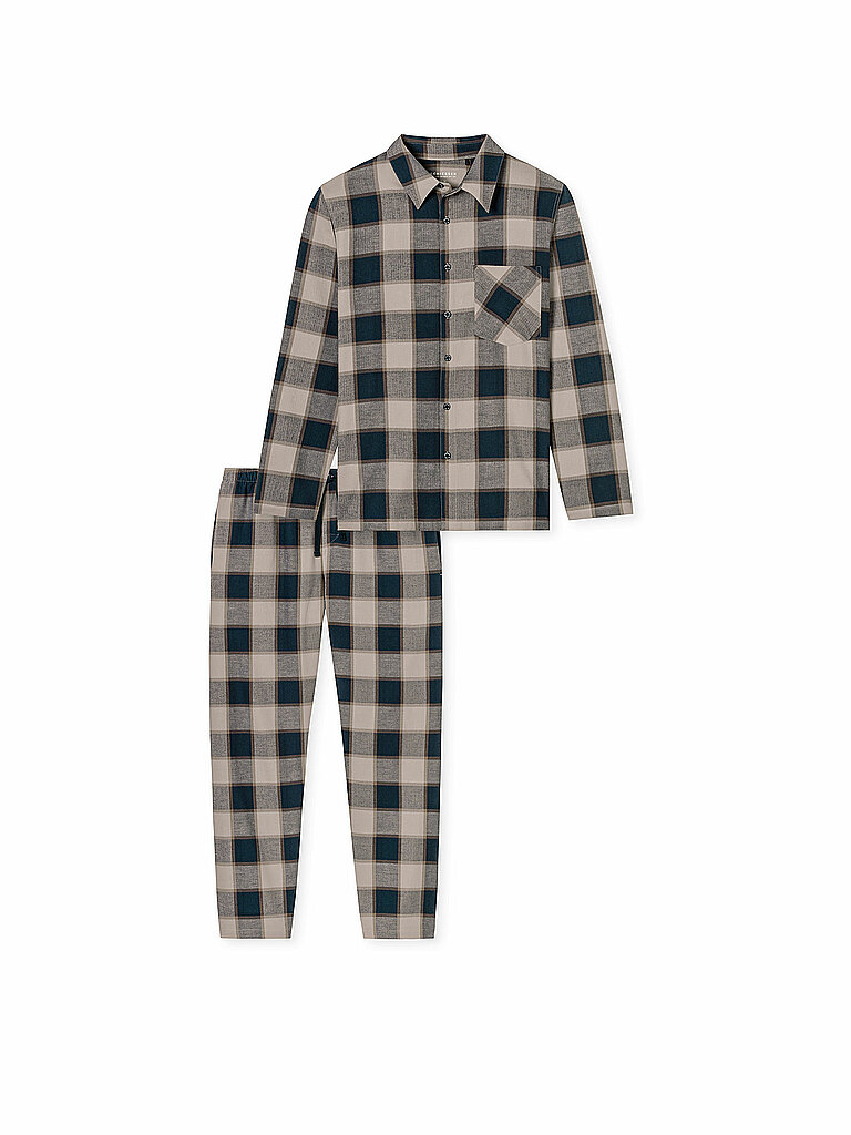 SCHIESSER Pyjama blau | 48 von Schiesser