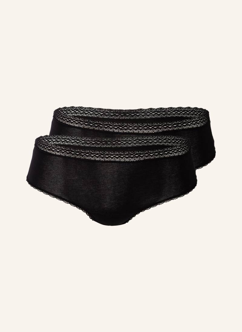 Schiesser 2er-Pack Periodenpanties Secret Care schwarz von Schiesser