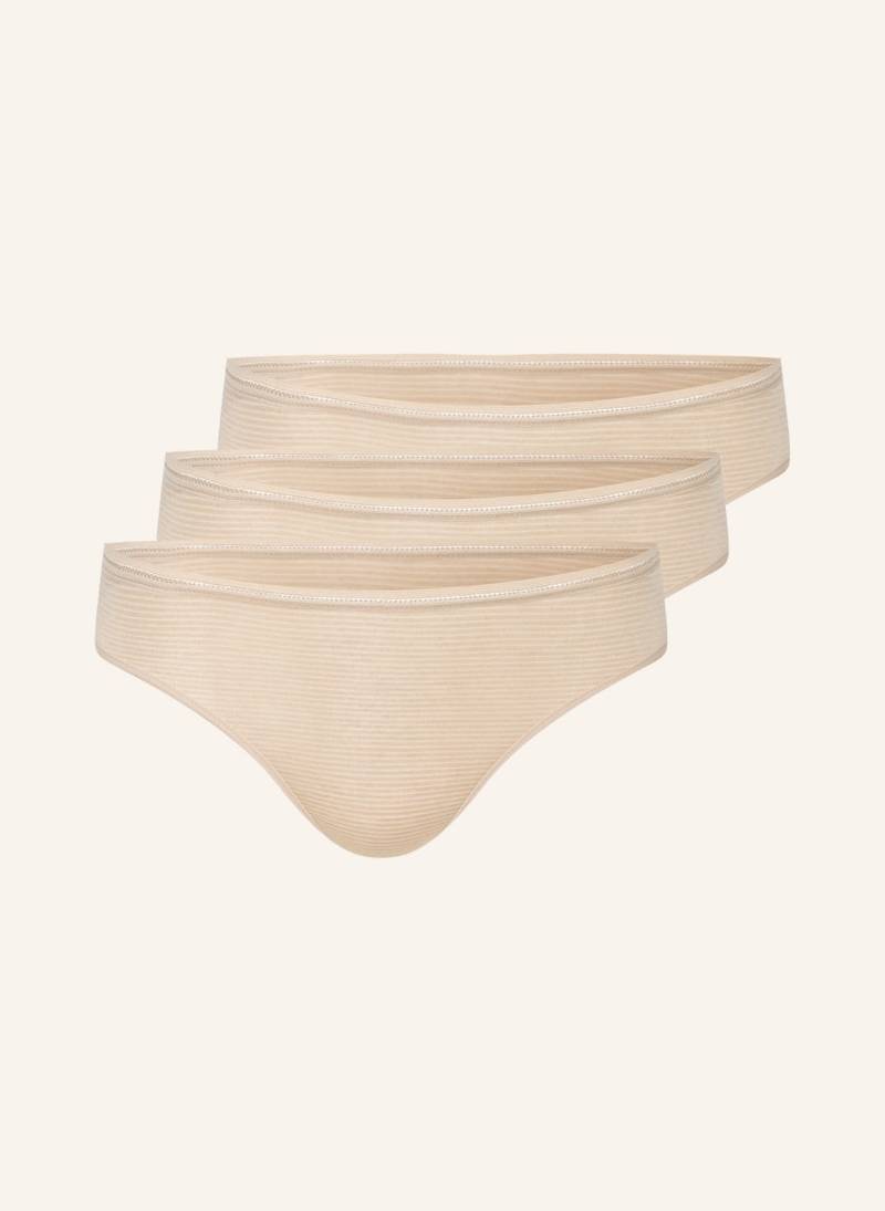 Schiesser 2er-Pack Slips Modal Essentialis beige von Schiesser