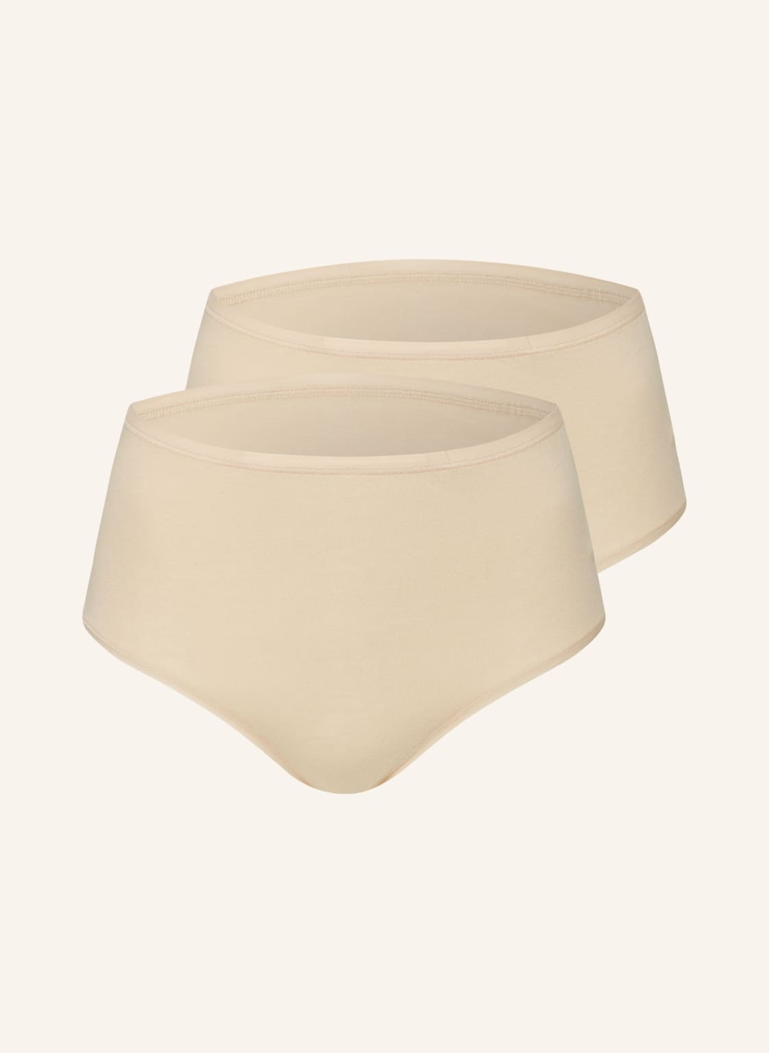 Schiesser 2er-Pack Taillenslips 95/5 beige von Schiesser