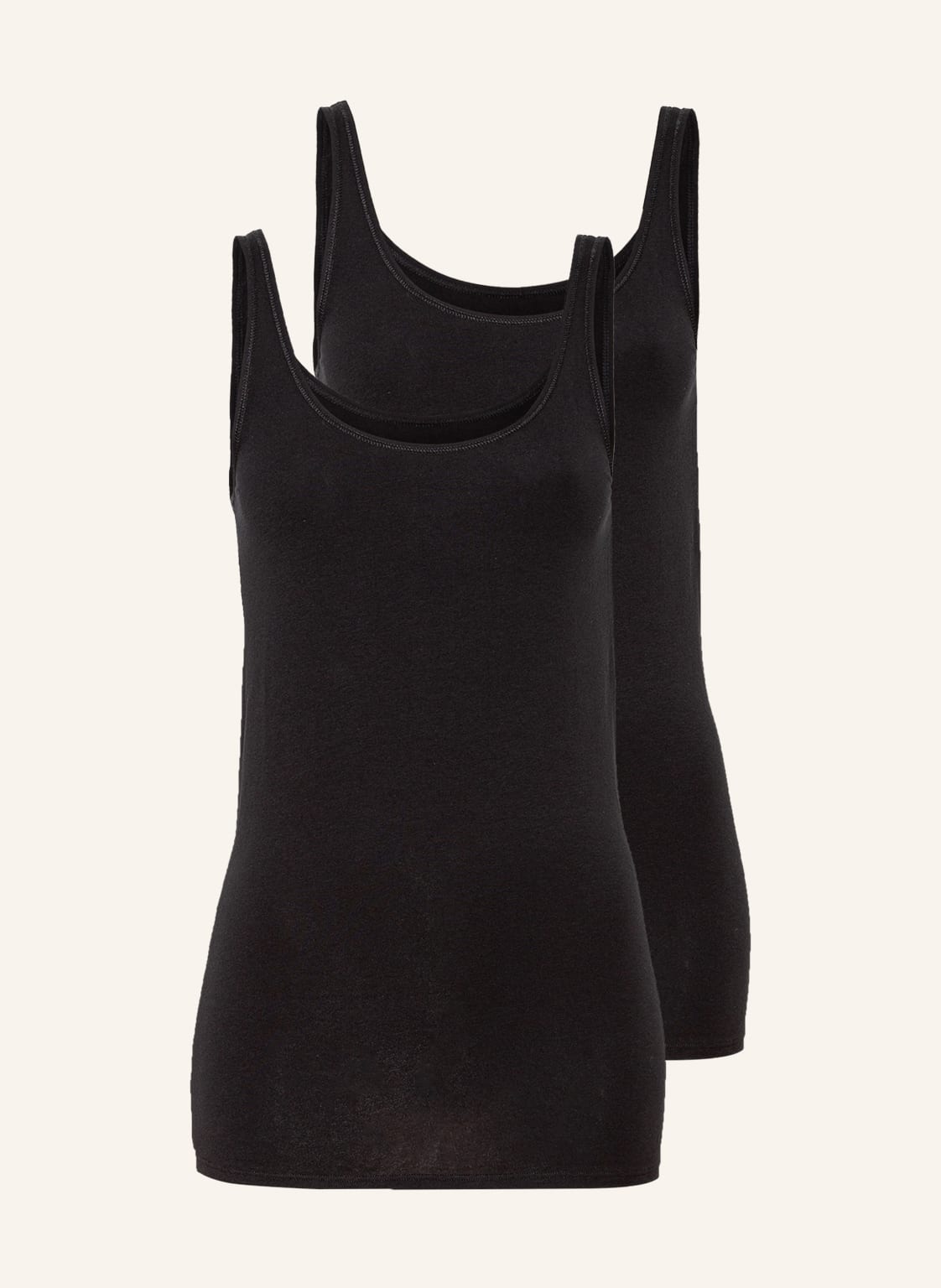 Schiesser 2er-Pack Tops 95/5 schwarz Schiesser 2er-Pack Tops 95/5 schwarz von Schiesser