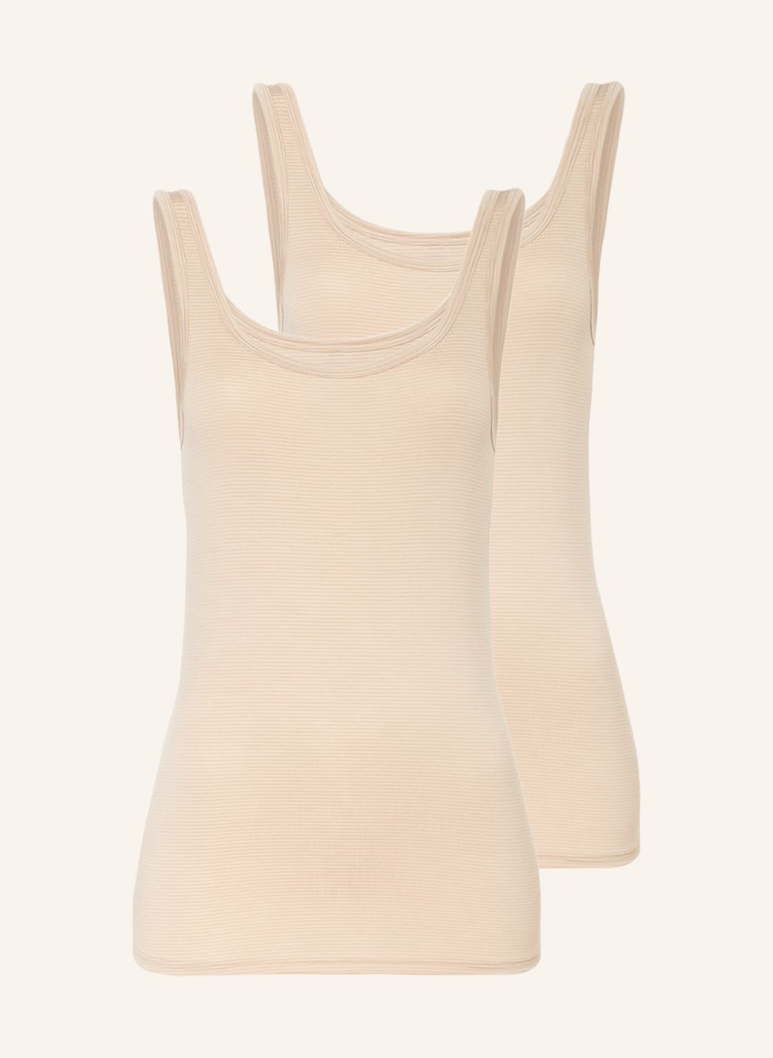 Schiesser 2er-Pack Tops Modal Essentials beige Schiesser 2er-Pack Tops Modal Essentials beige von Schiesser