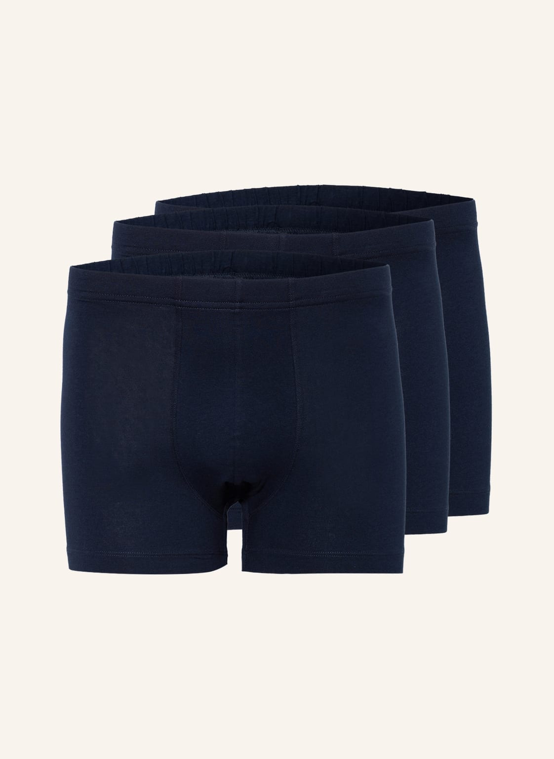 Schiesser 3er-Pack Boxershorts 95/5 blau von Schiesser