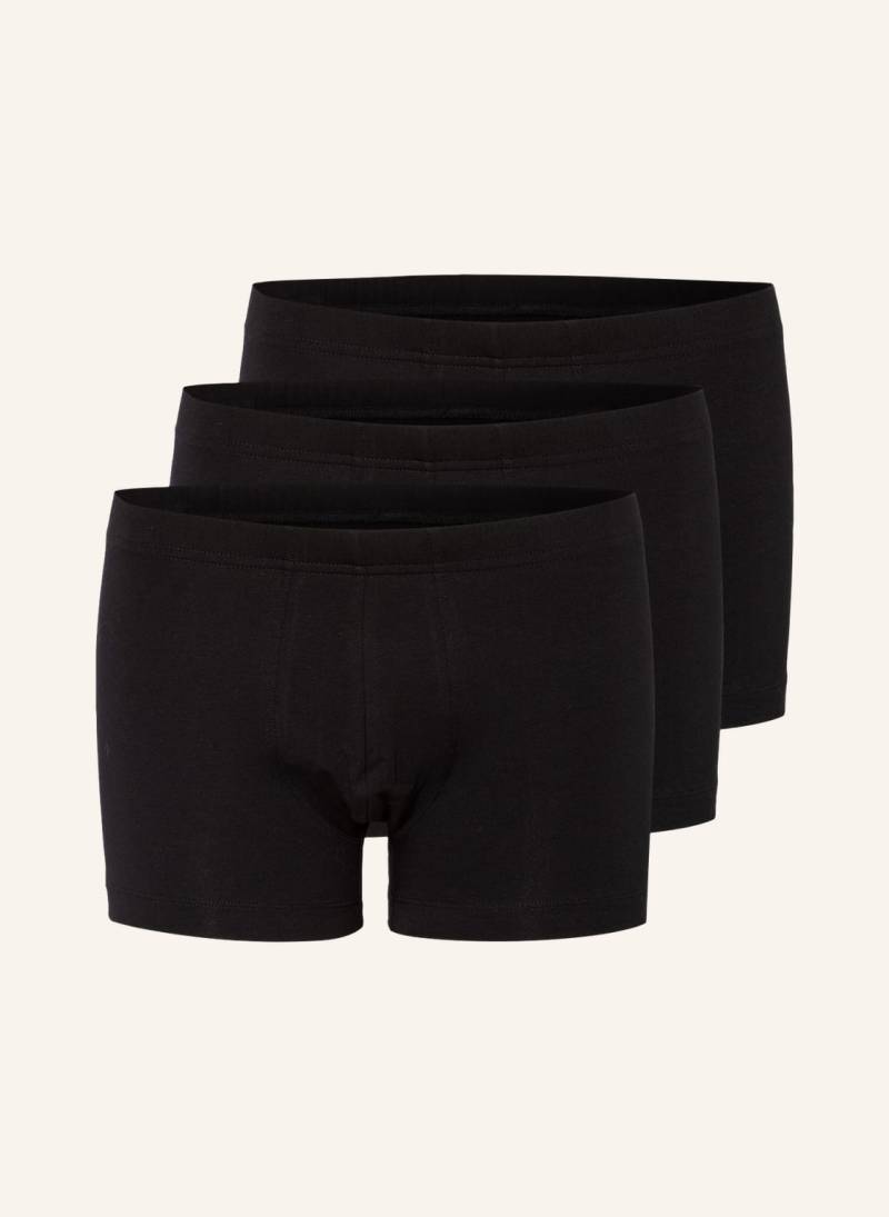 Schiesser 3er-Pack Boxershorts 95/5 schwarz von Schiesser