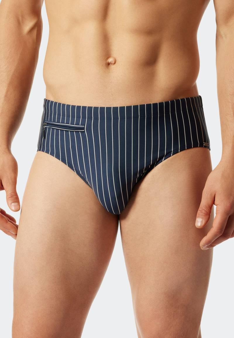 Schiesser Badeslip »"Nautical Casual"«, mit weissen Streifen von Schiesser