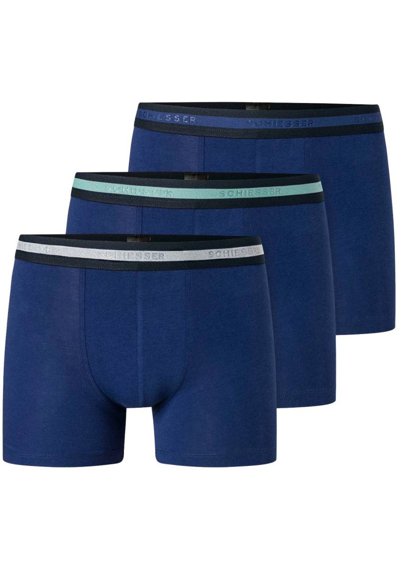 Schiesser Boxershorts »„95/5“«, (Packung, 3 St.), mit gestreiftem Webgummibund von Schiesser