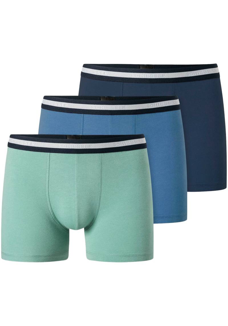 Schiesser Boxershorts »„95/5“«, (Packung, 3 St.), mit gestreiftem Webgummibund von Schiesser