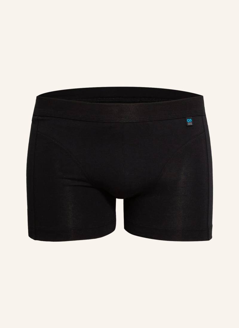 Schiesser Boxershorts Long Life Cotton schwarz von Schiesser