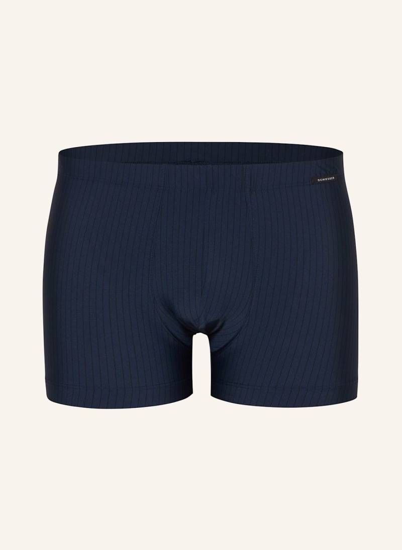 Schiesser Boxershorts Pure Micro blau von Schiesser