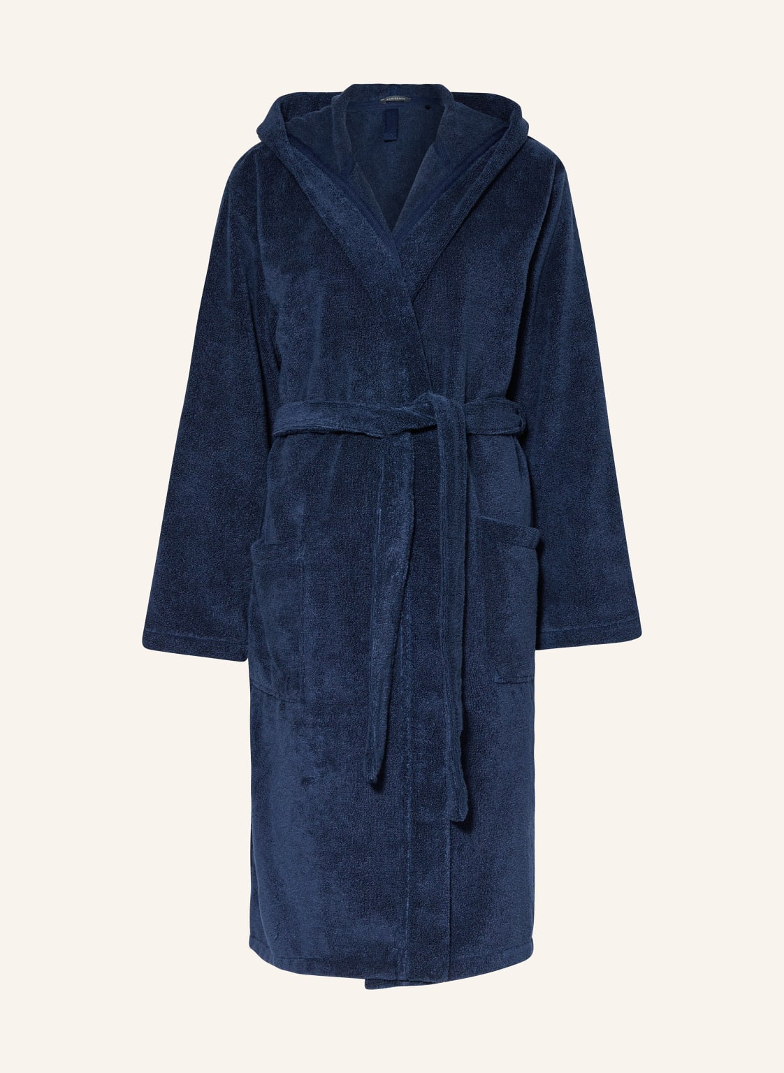 Schiesser Damen-Bademantel Essentials Mit Kapuze blau Schiesser Damen-Bademantel Essentials Mit Kapuze blau von Schiesser