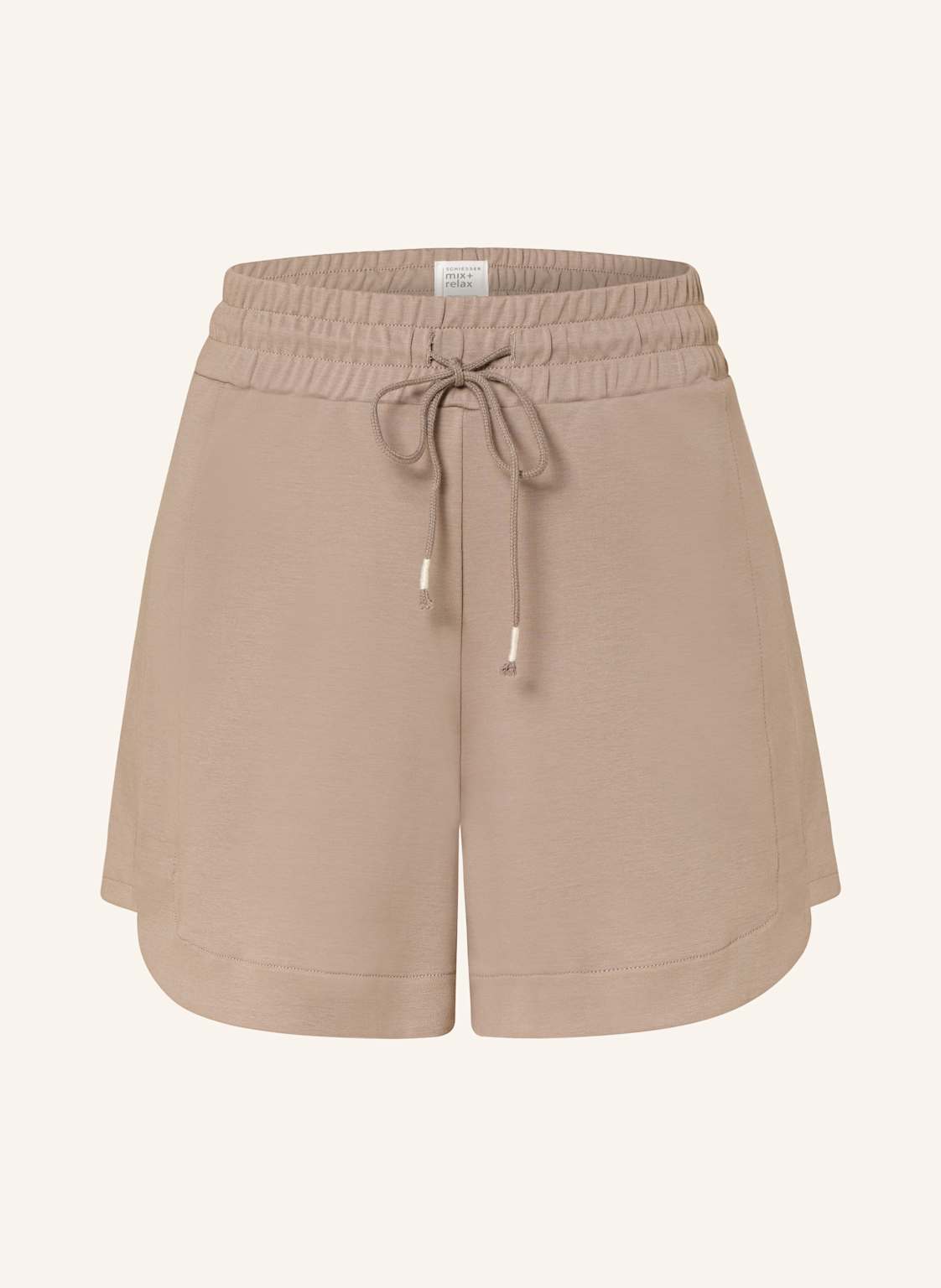 Schiesser Lounge-Shorts Mix+Relax beige von Schiesser