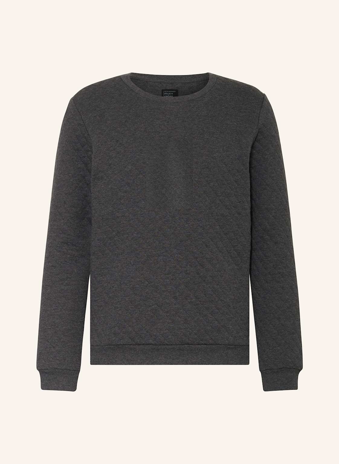 Schiesser Lounge-Sweatshirt Mix+Relax grau von Schiesser