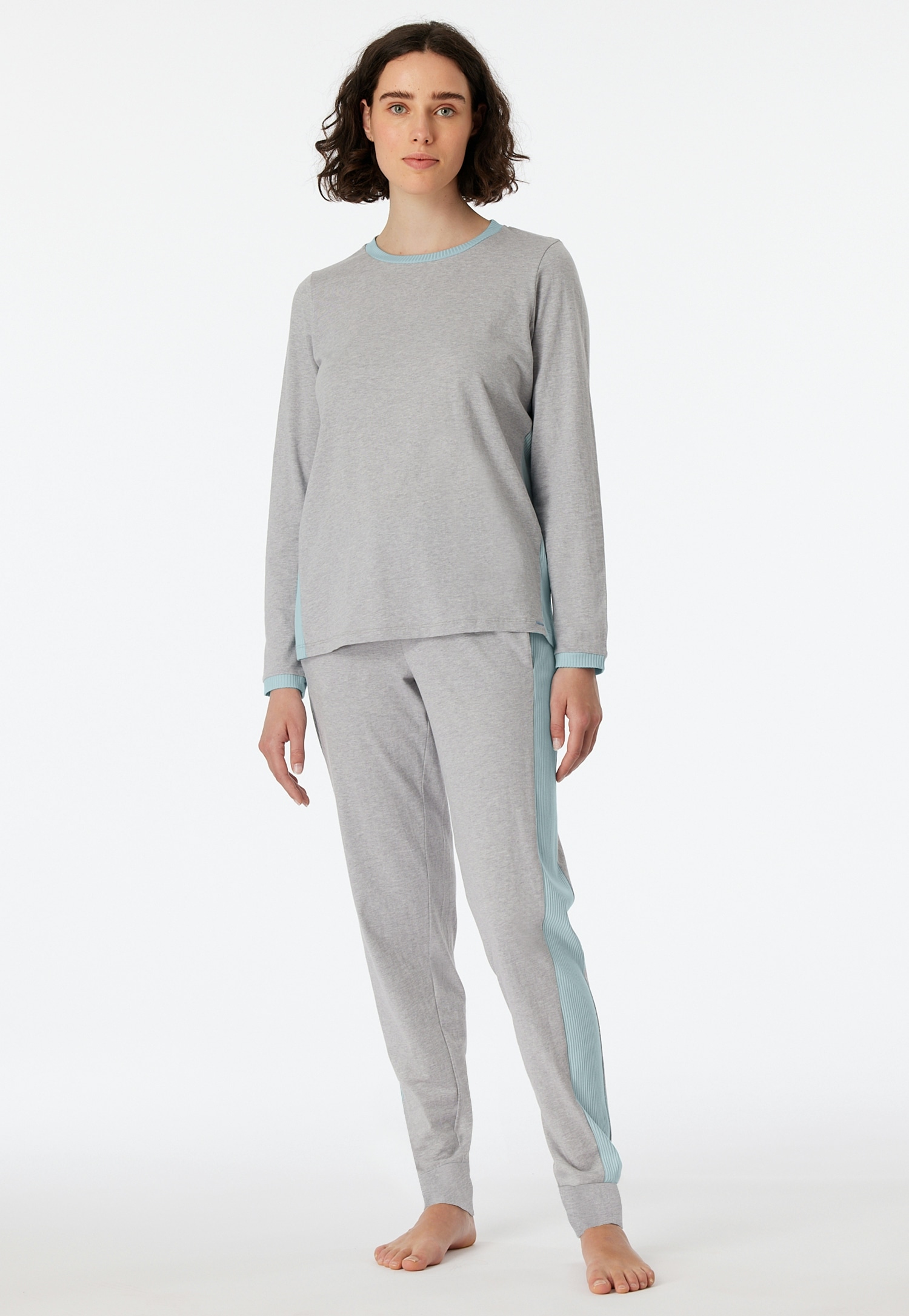 Schiesser Pyjama »"Casual Nightwear"«, (2 tlg.), mit lässigem Loose-Fit-Schnitt von Schiesser