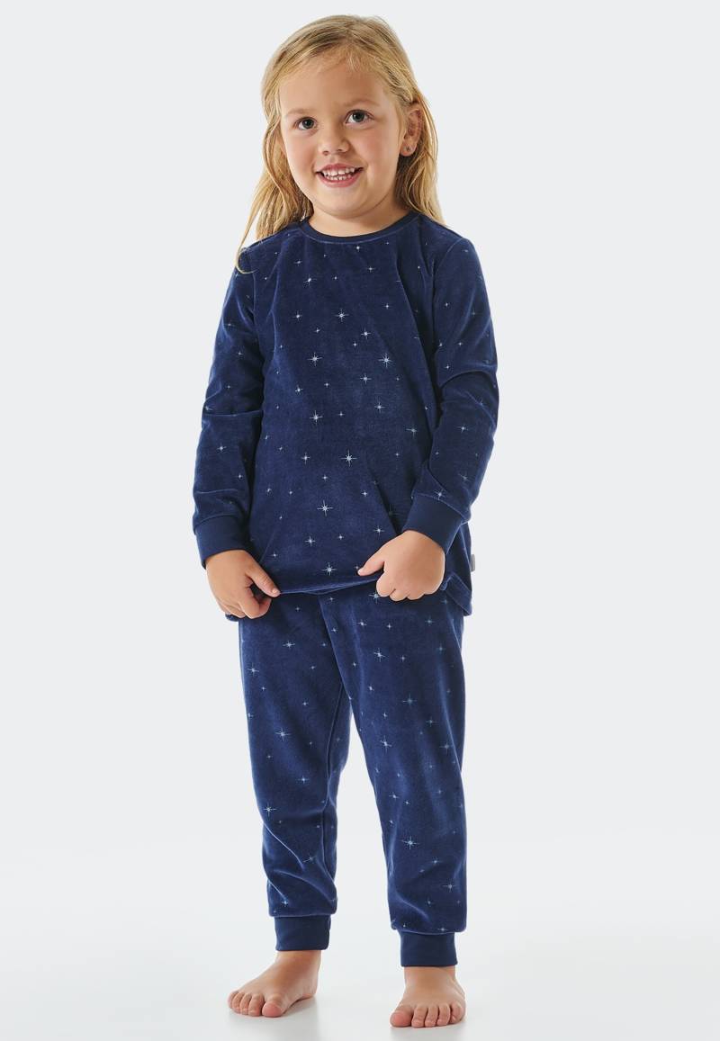 Schiesser Pyjama »"Girls World"«, (2 tlg.), mit traumhaftem Sternen-Allover in Aqua von Schiesser