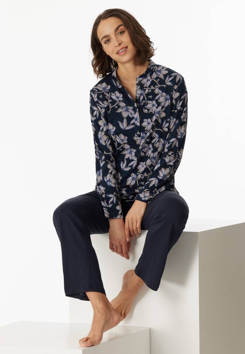 Schiesser Pyjama »"Contemporary Nightwear"«, (2 tlg.), mit verspieltem Design von Schiesser