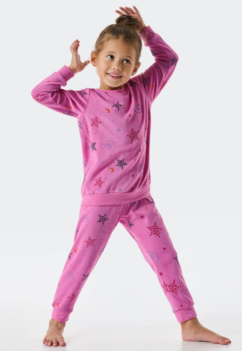 Schiesser Pyjama »"Girls World"«, (2 tlg.), mit gepunktetem Sternen-Allover im Weltraum-Look von Schiesser