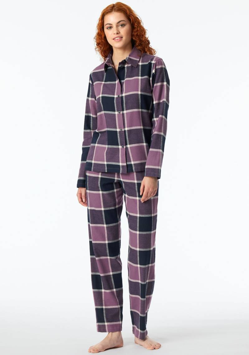 Schiesser Pyjama »"Selected Premium Warming"«, (2 tlg.), mit klassischem Karomuster von Schiesser