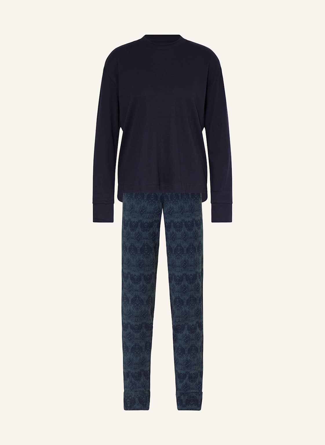 Schiesser Schlafanzug Selected Premium blau Schiesser Schlafanzug Selected Premium blau von Schiesser