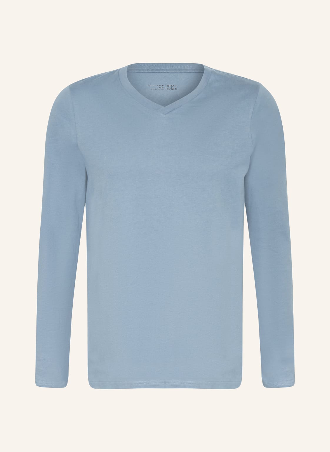 Schiesser Schlafshirt Mix+Relax blau von Schiesser