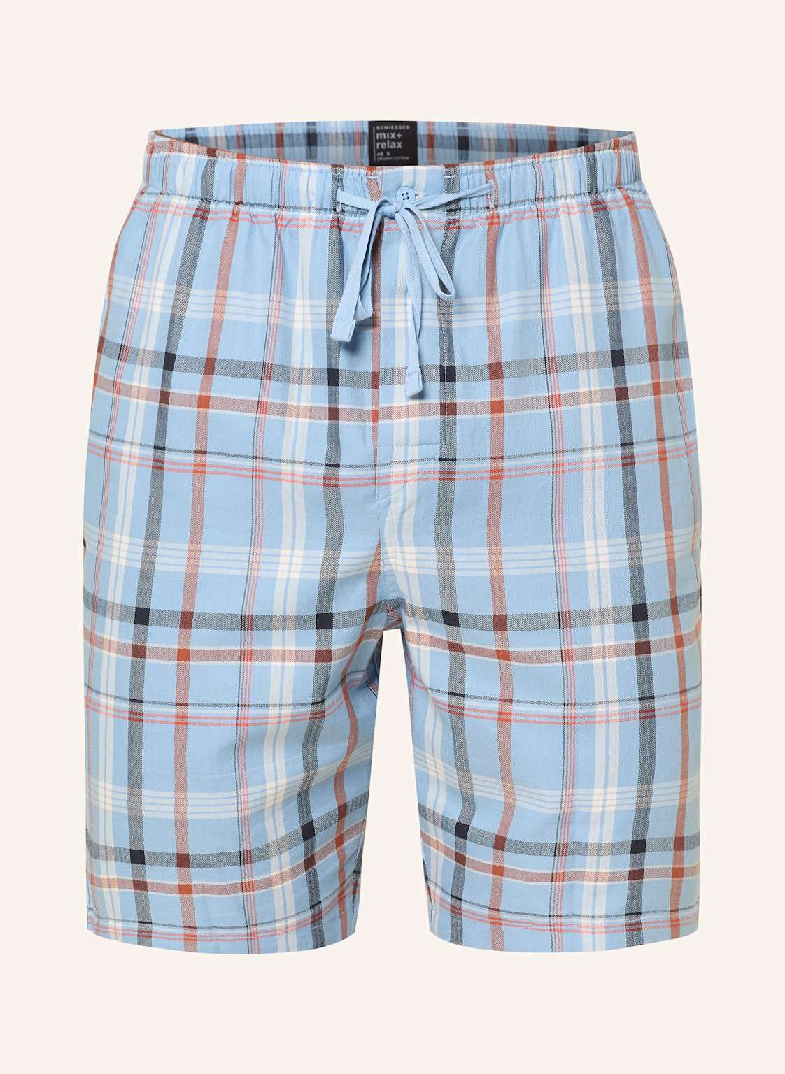 Schiesser Schlafshorts Mix+Relax blau von Schiesser