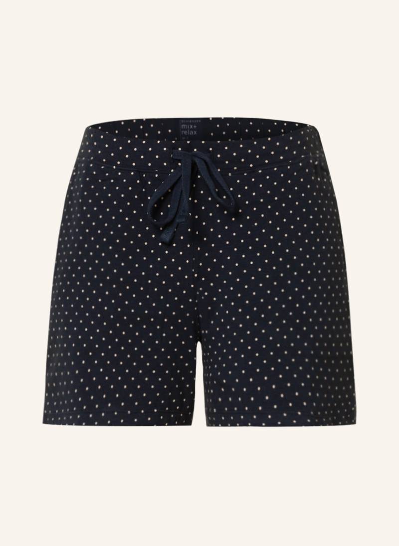 Schiesser Schlafshorts Mix+Relax blau von Schiesser