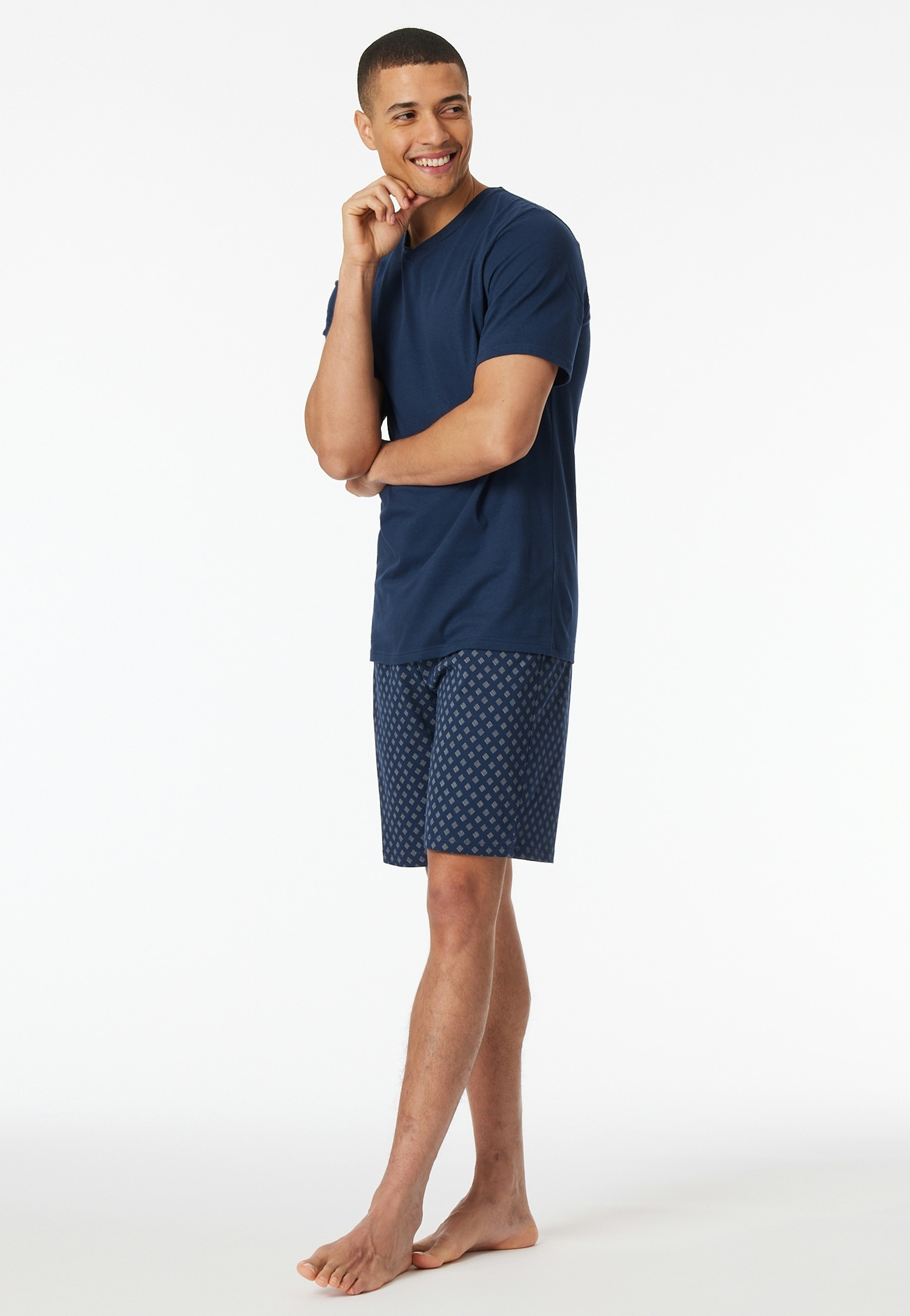 Schiesser Shorty »Casual Essentials«, mit V-Ausschnitt von Schiesser