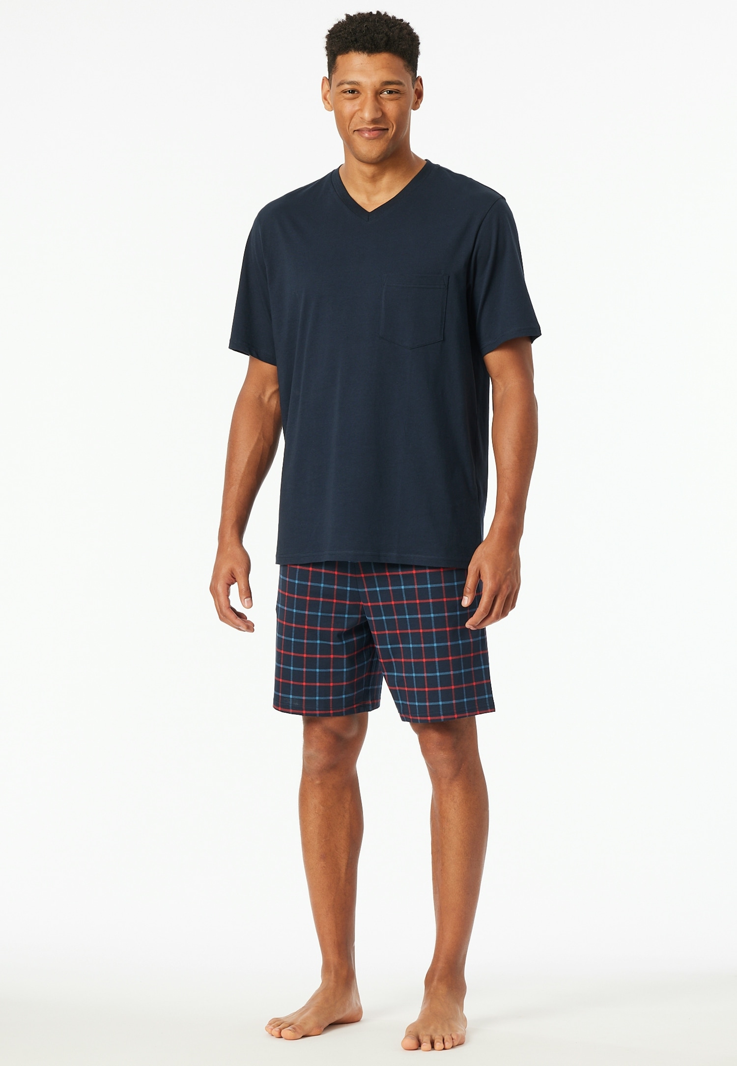 Schiesser Shorty »"Comfort Essentials"«, (2 tlg.), mit aufgesetzter Brusttasche von Schiesser