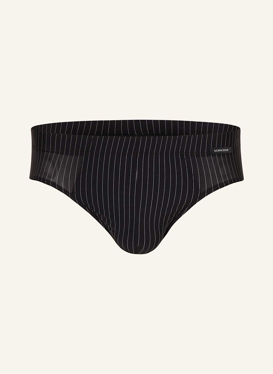 Schiesser Slip Pure Micro schwarz von Schiesser