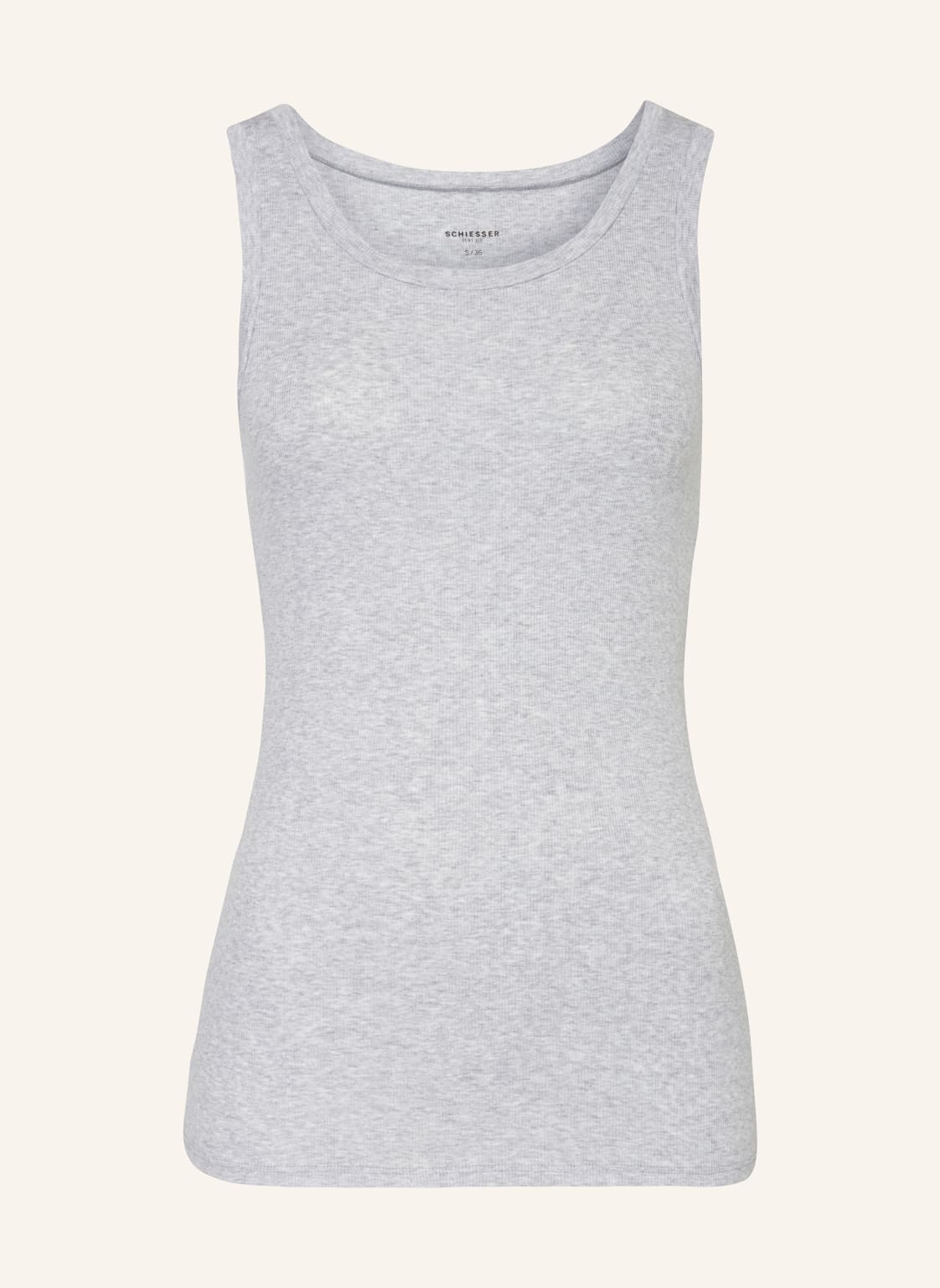 Schiesser Top Pure Rib grau Schiesser Top Pure Rib grau von Schiesser