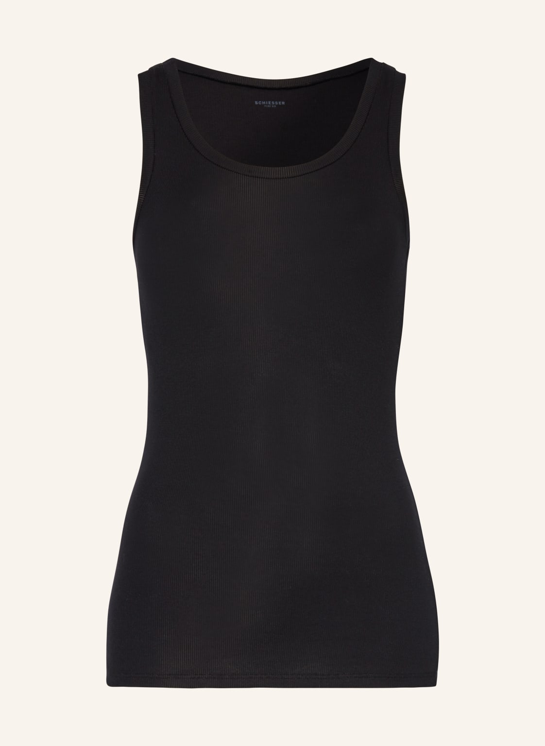 Schiesser Top Pure Rib schwarz Schiesser Top Pure Rib schwarz von Schiesser