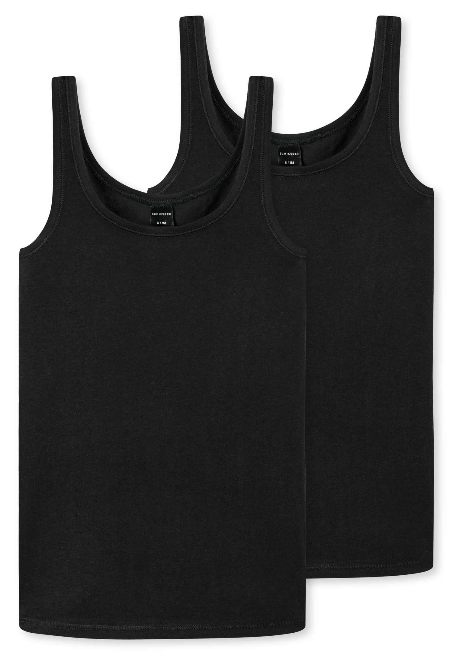 Schiesser Unterhemd »"95/5"«, (2er-Pack), mit breiten Trägern, runder Halsausschnitt von Schiesser