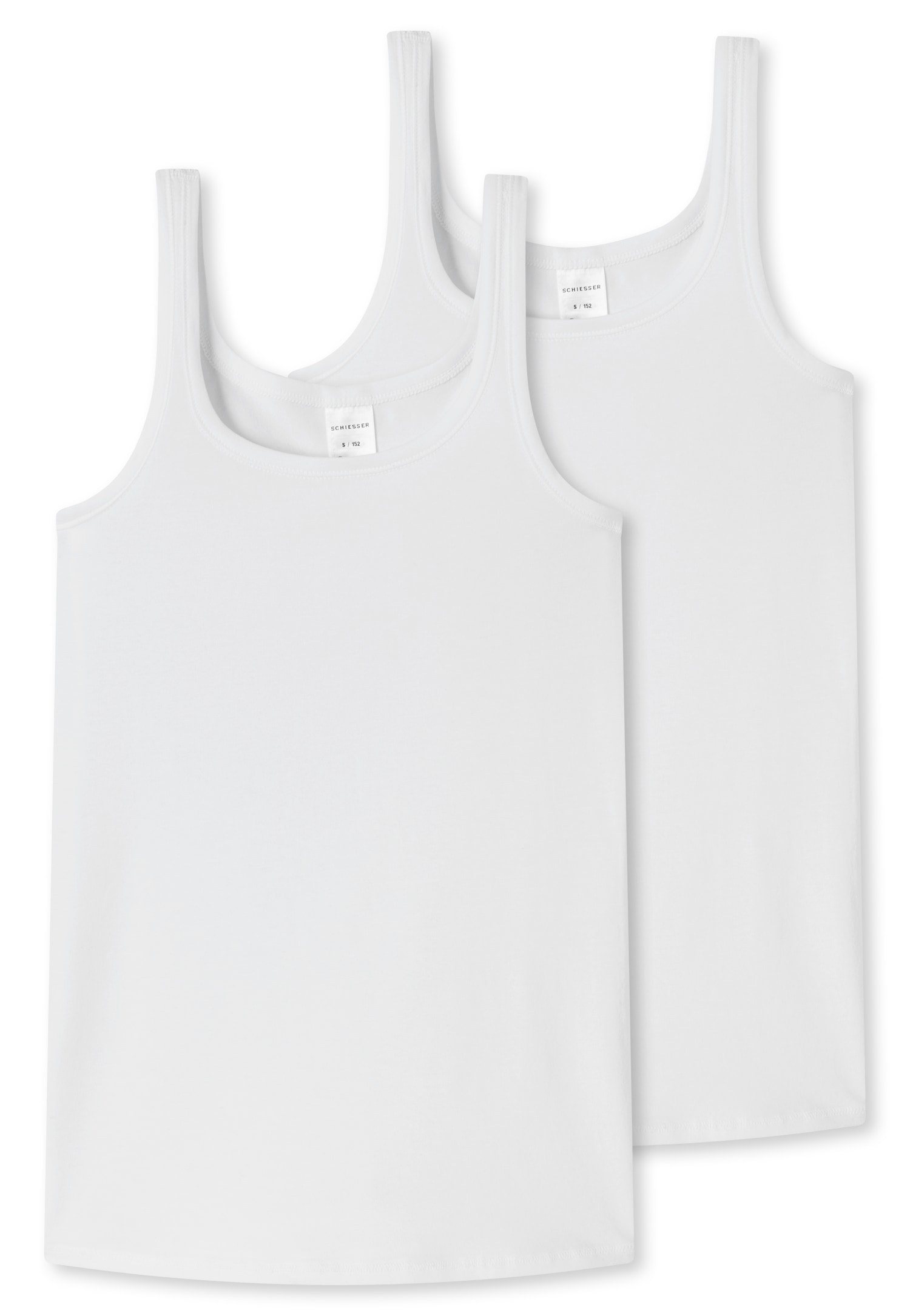 Schiesser Unterhemd »"95/5"«, (2er-Pack), mit breiten Trägern, runder Halsausschnitt von Schiesser