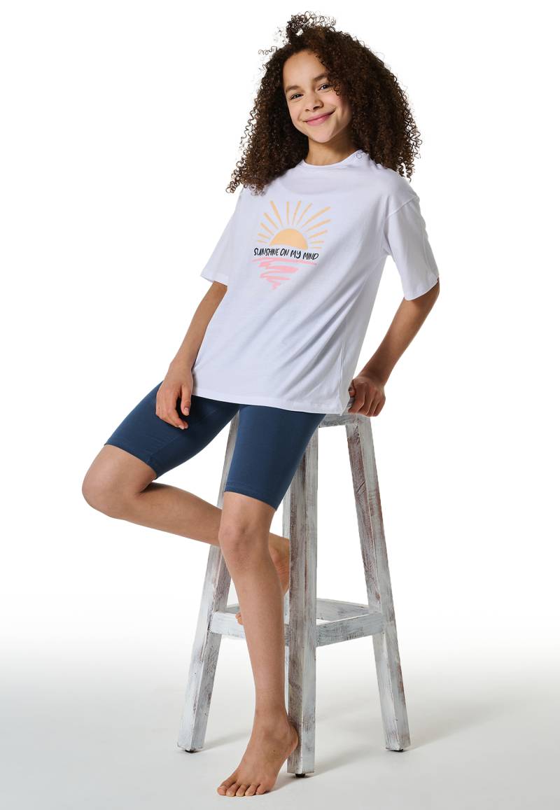 Schlafanzug kurz Organic Cotton graphit - Nightwear 152 von Schiesser