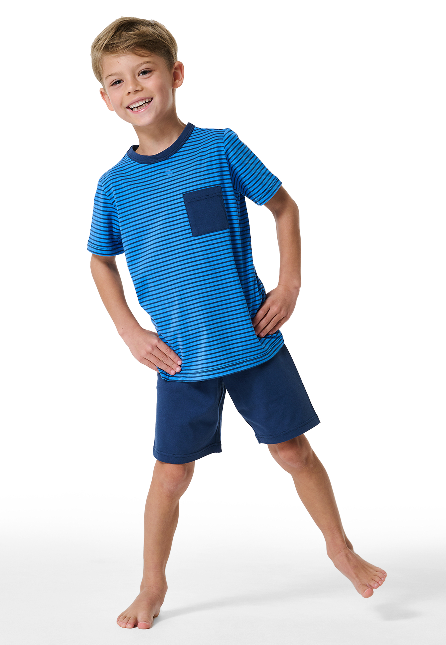 Schlafanzug kurz Ringel aquarium - Boys World 98 Schlafanzug kurz Ringel aquarium - Boys World 98 von Schiesser