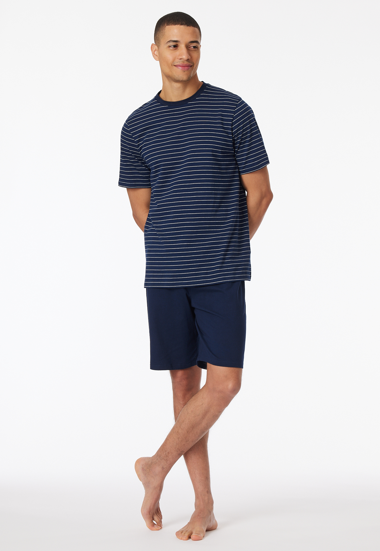 Schlafanzug kurz Streifen admiral - Casual Essentials 58 Schlafanzug kurz Streifen admiral - Casual Essentials 58 von Schiesser