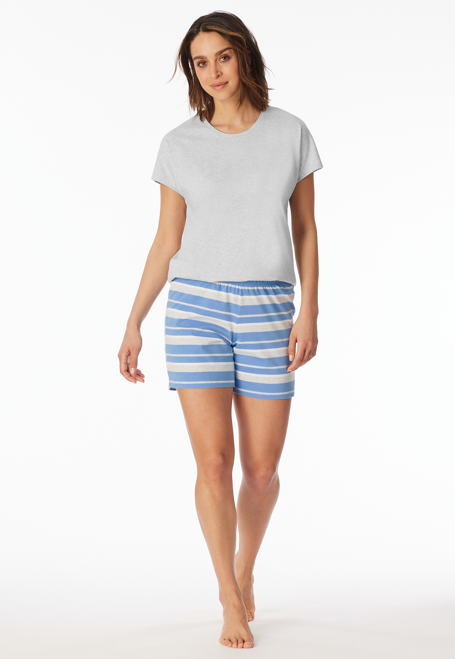 Schlafanzug kurz hellblau - Casual Essentials 38 Schlafanzug kurz hellblau - Casual Essentials 38 von Schiesser