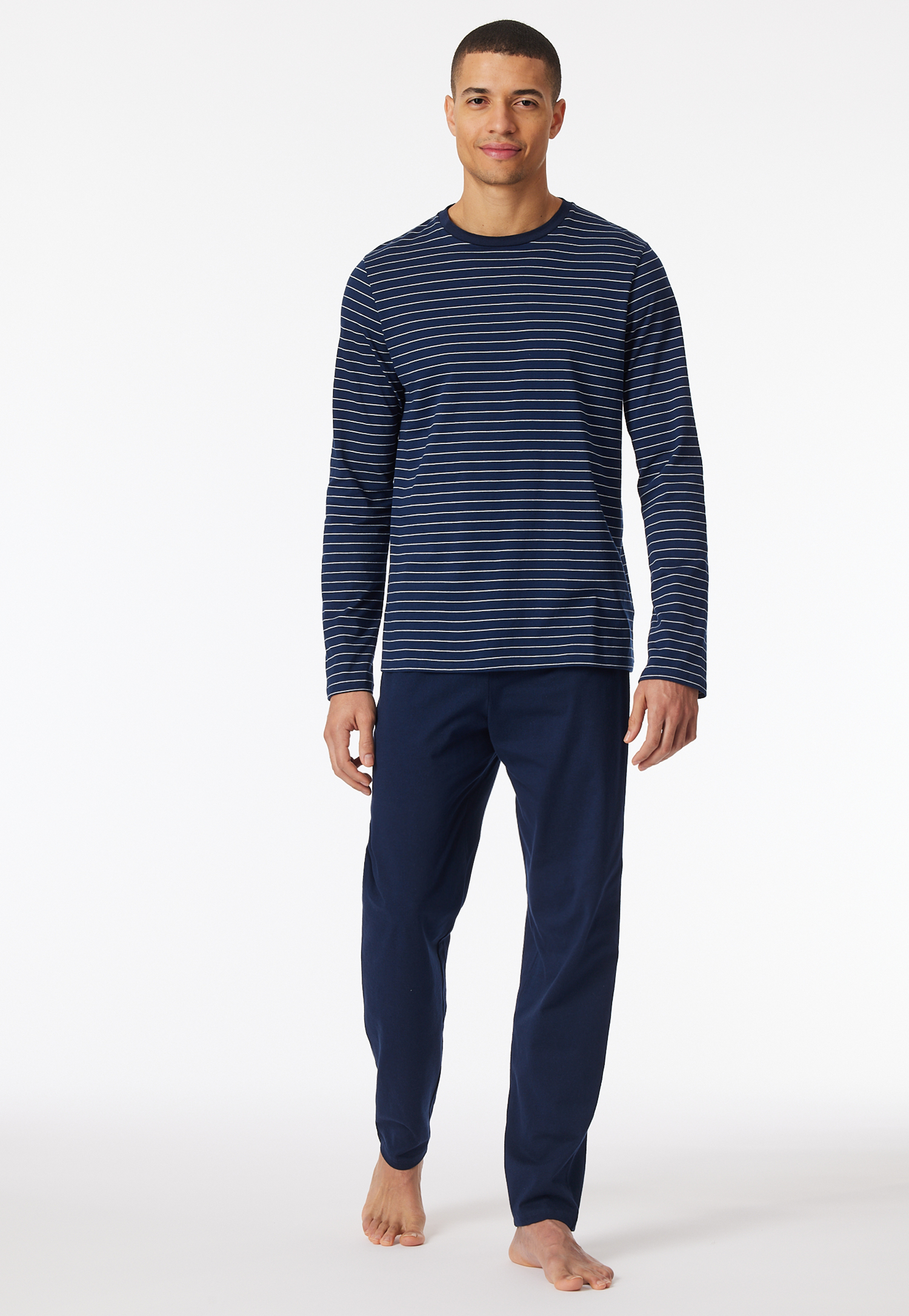 Schlafanzug lang Streifen admiral - Casual Essentials 48 Schlafanzug lang Streifen admiral - Casual Essentials 48 von Schiesser