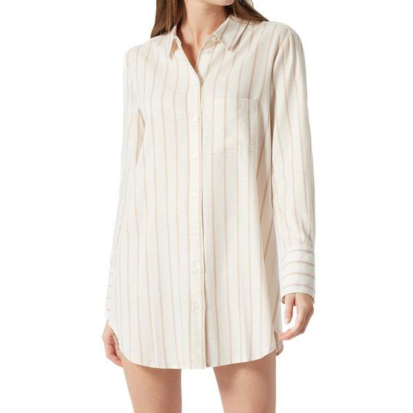 Selected Premium - Sleepshirt Langarm Damen Offwhite 3XL von Schiesser