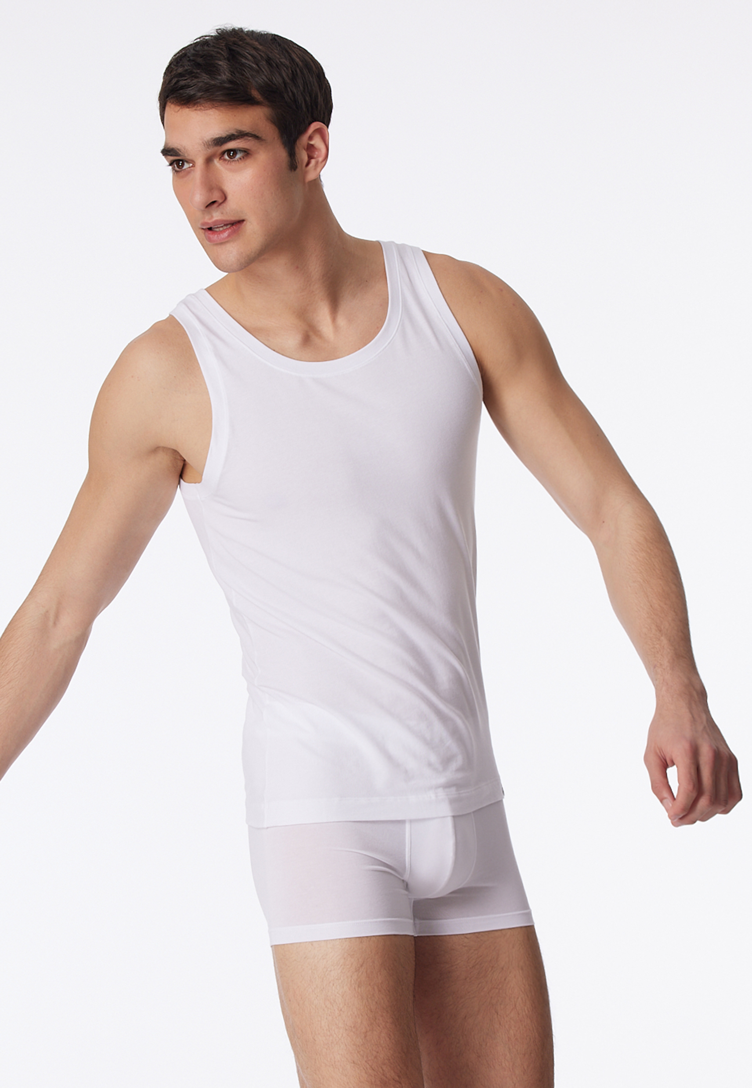 Shirt ärmellos weiß - Long Life Soft 4 Shirt ärmellos weiß - Long Life Soft 4 von Schiesser