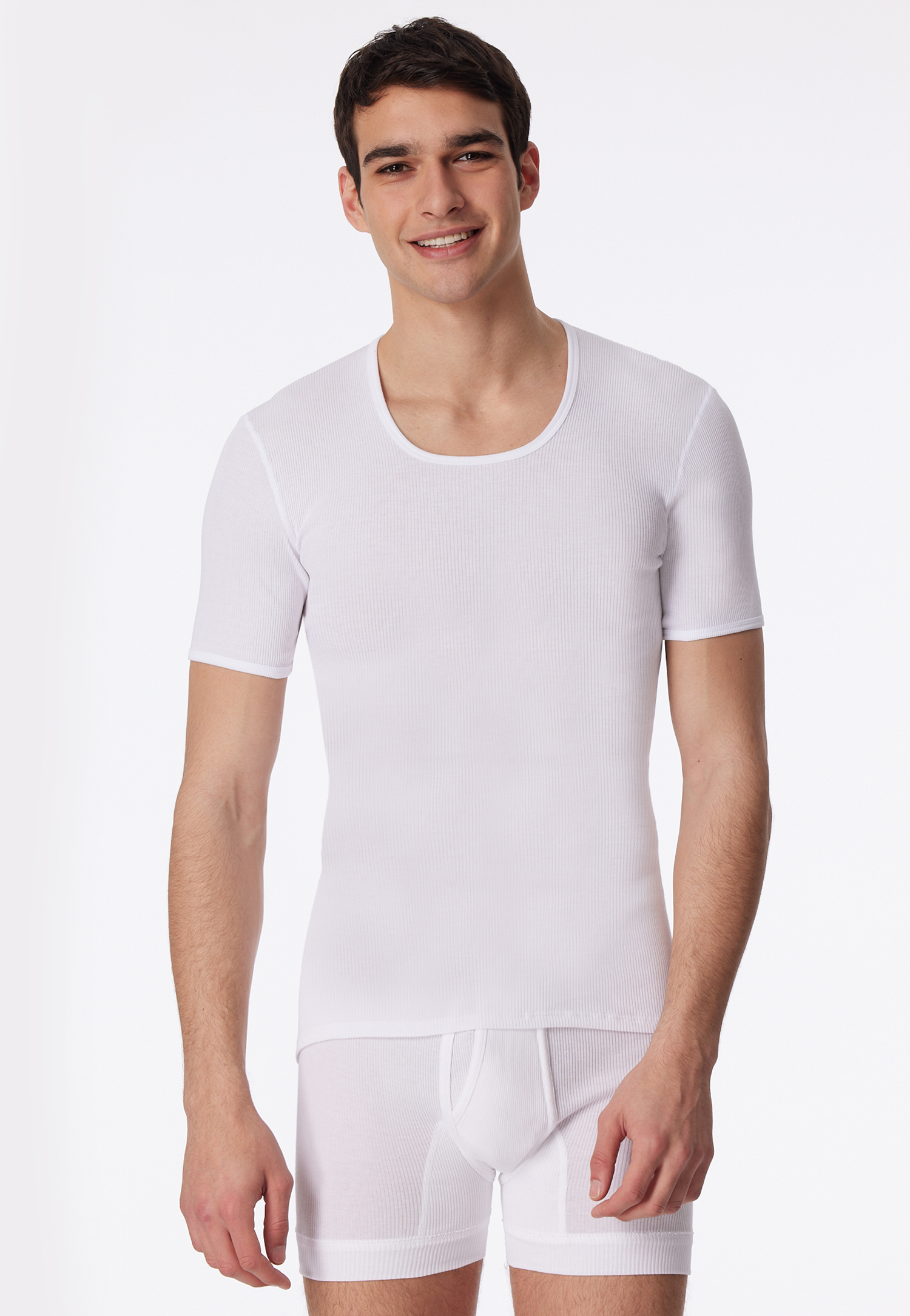 Shirt kurzarm Doppelripp weiß - Original Classics 6 Shirt kurzarm Doppelripp weiß - Original Classics 6 von Schiesser