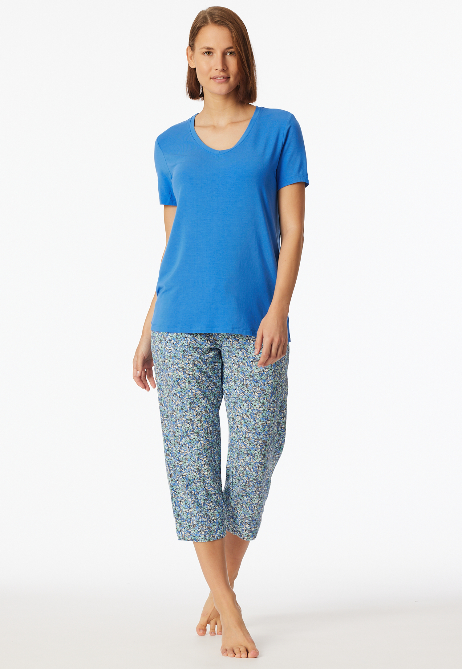 Shirt kurzarm V-Ausschnitt aquarium - Mix+Relax 42 Shirt kurzarm V-Ausschnitt aquarium - Mix+Relax 42 von Schiesser