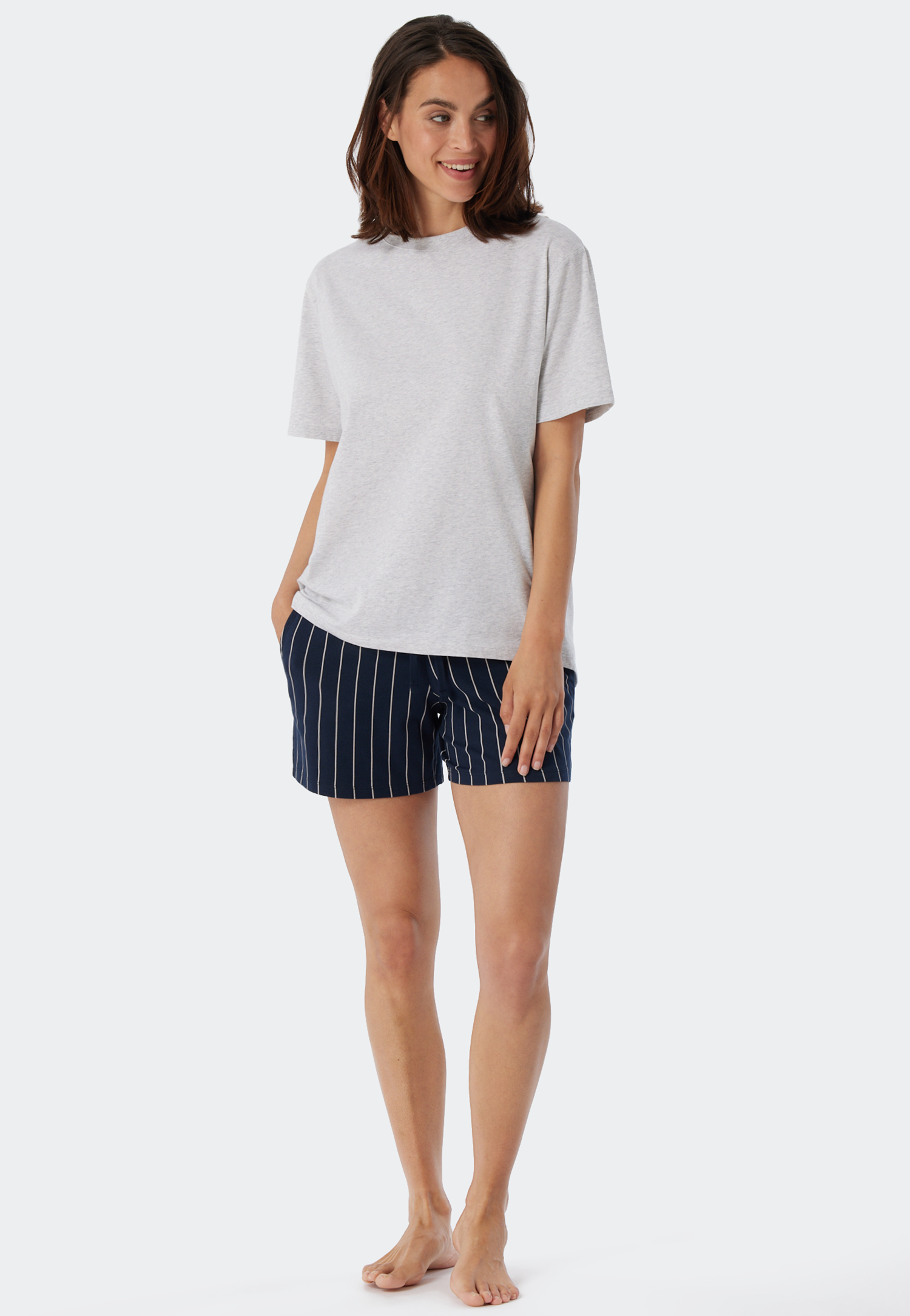 Shirt kurzarm grau meliert - Mix+Relax 36 Shirt kurzarm grau meliert - Mix+Relax 36 von Schiesser