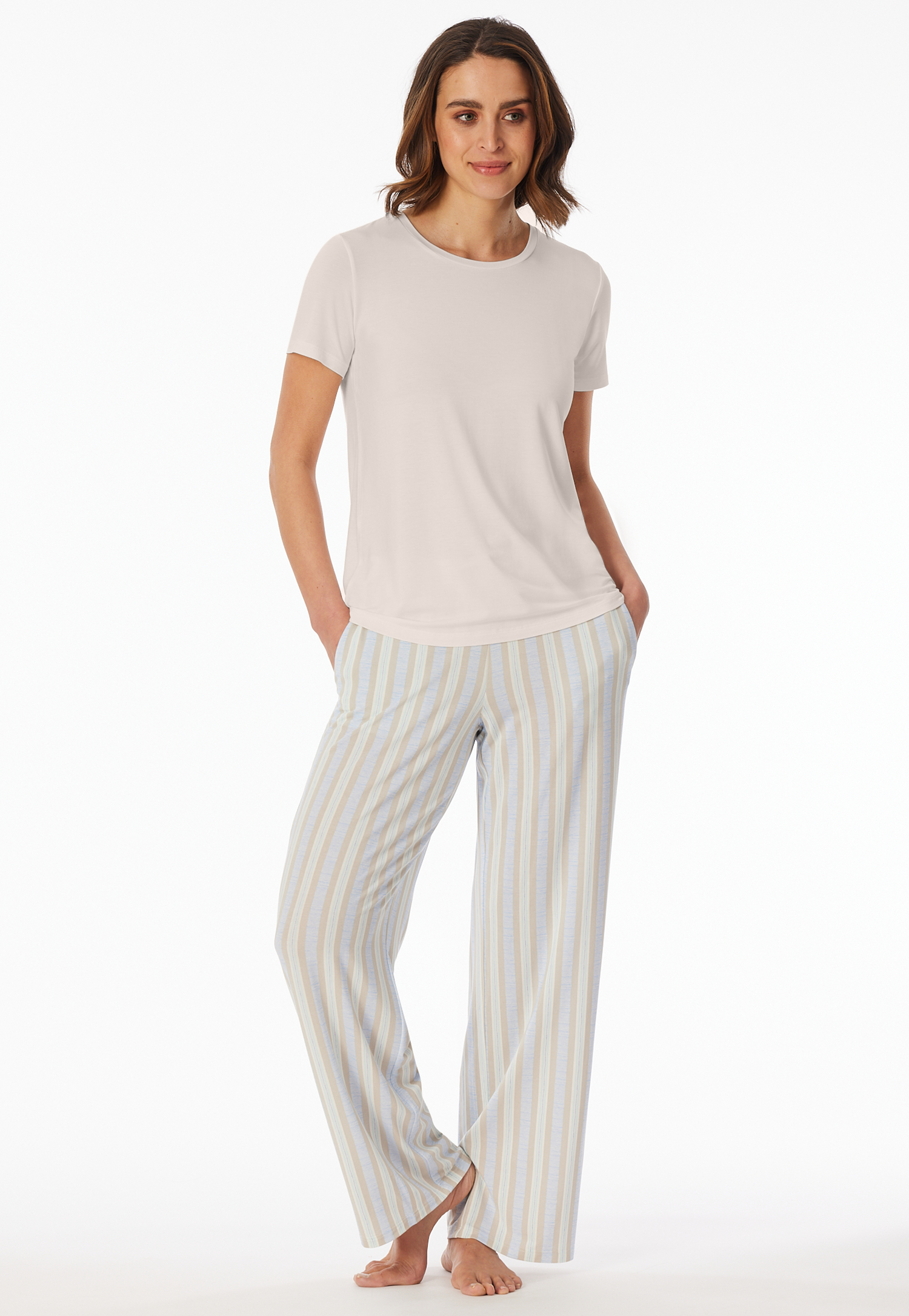 Shirt kurzarm rundhals off-white - Mix+Relax 40 Shirt kurzarm rundhals off-white - Mix+Relax 40 von Schiesser
