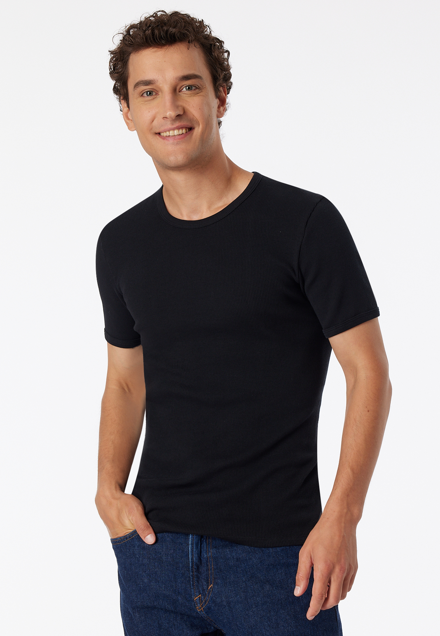 Shirt kurzarm schwarz - Revival Friedrich 4 Shirt kurzarm schwarz - Revival Friedrich 4 von Schiesser