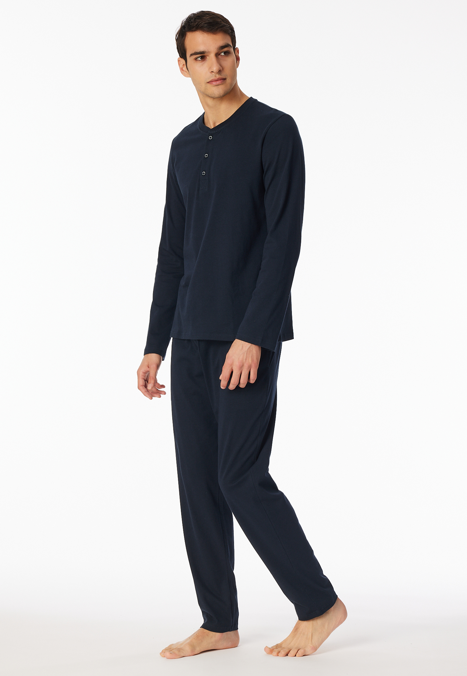 Shirt langarm Knopfleiste nachtblau - Mix+Relax 50 Shirt langarm Knopfleiste nachtblau - Mix+Relax 50 von Schiesser